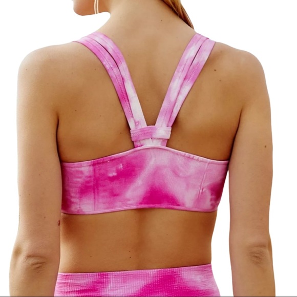 NWT FP Movement “On The Radar Bra Tie Dye” in Pink - Picture 5 of 7